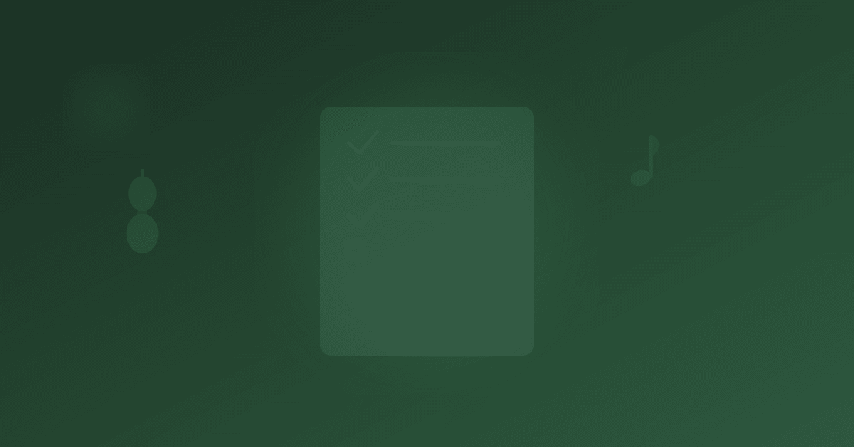 첫 합주 전 준비 체크리스트